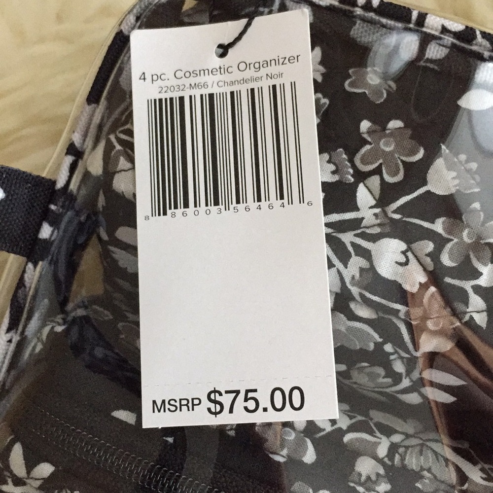 NWT Vera Bradley 4PC Cosmetic Organizer - Picture 8 of 8